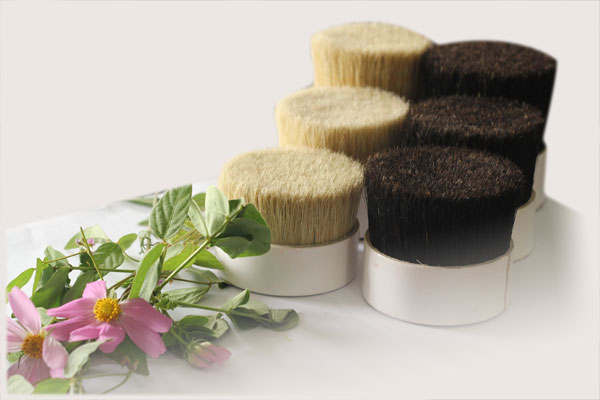 Natural boiled pig bristles 1